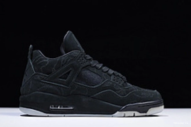 Cheap TB Nike 930155 4 001 black retro Jordan kaws Air 0717
